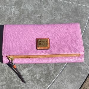Dooney & Bourke Dark Mauve Leather Wallet